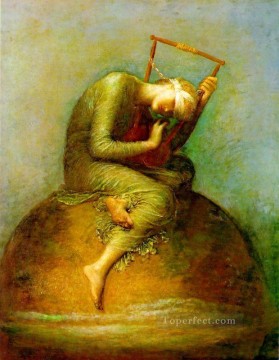 ジョージ・フレデリック・ワッツ Painting - 希望の象徴主義者ジョージ・フレデリック・ワッツ